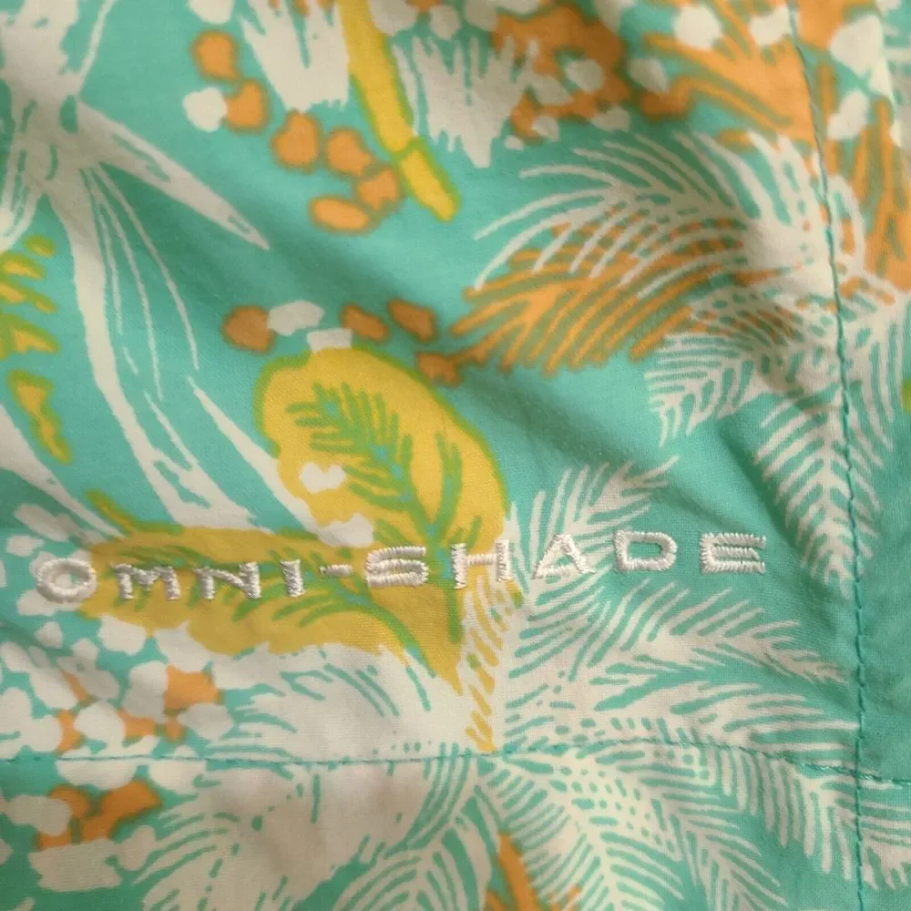 Columbia PFG Swim Trunks Mens Large 34 Omni-Shade Fishing Shorts‎ Hawaiian
